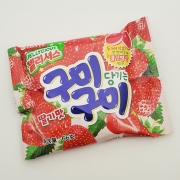 韩国乐天草莓味QQ糖70g